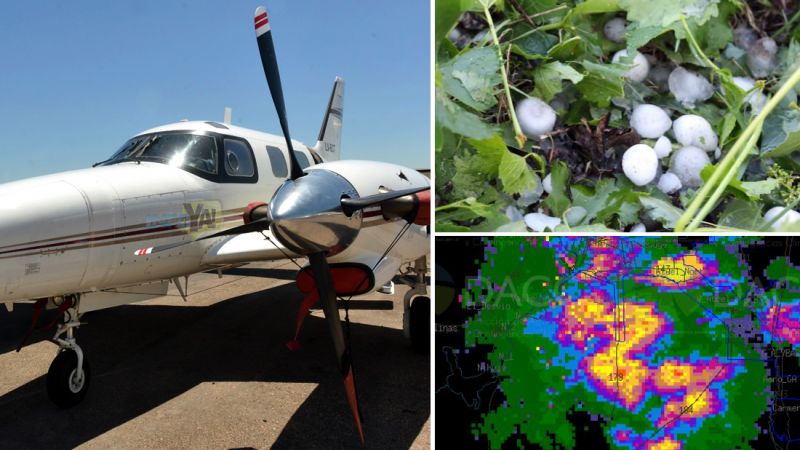 El lunes finaliza la Lucha Antigranizo en el oasis Sur: qué balance hicieron