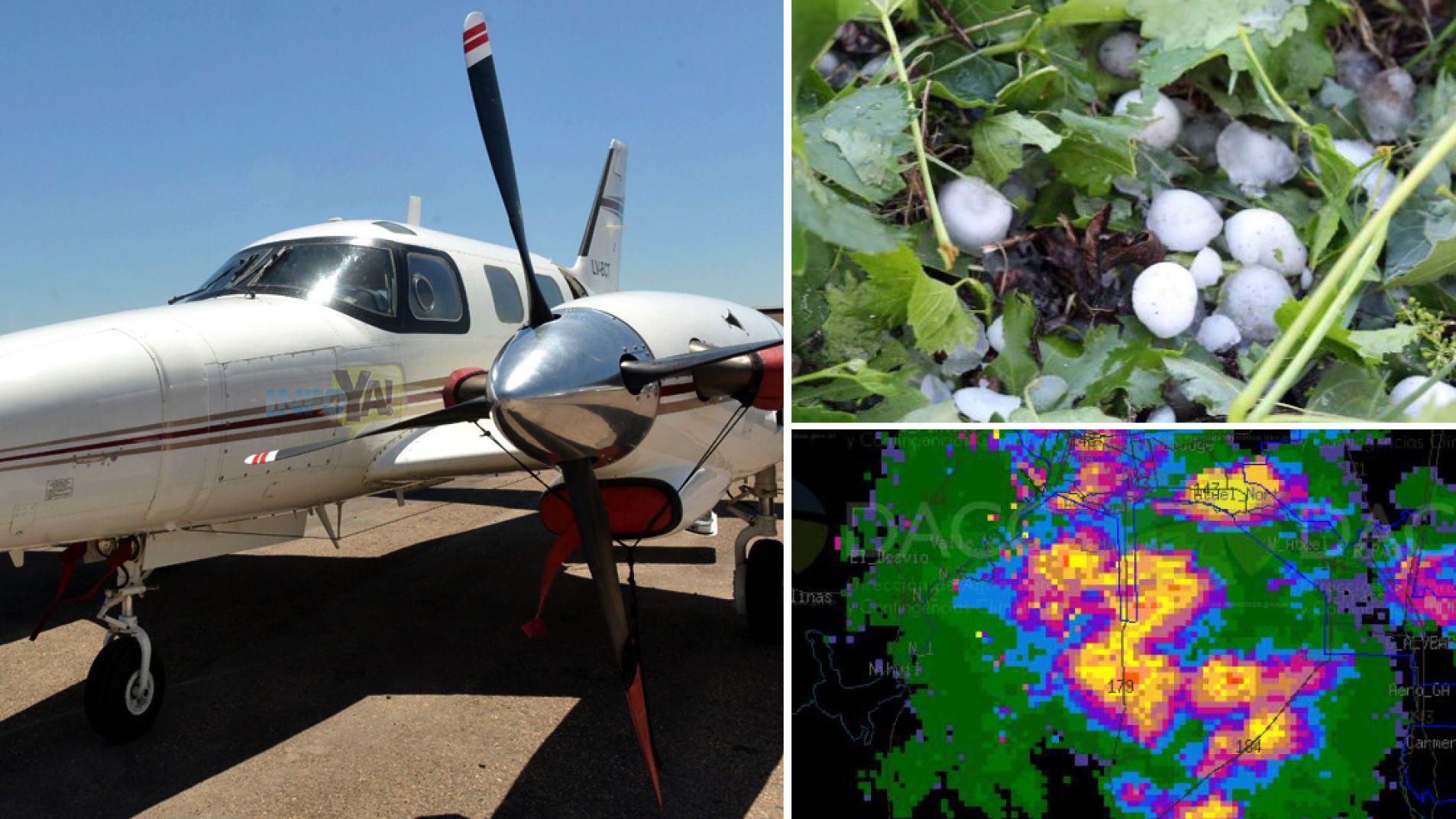 El lunes finaliza la Lucha Antigranizo en el oasis Sur: qué balance hicieron