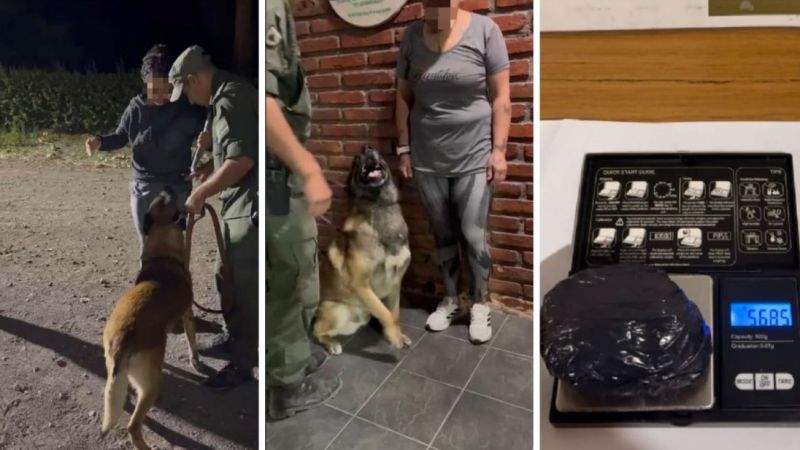 En El Sosneado detuvieron a una "mulita" que llevaba droga en su cuerpo