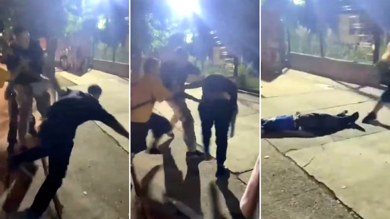 Mendoza: intentó frenar una pelea, le pegaron y quedó inconsciente (Video)