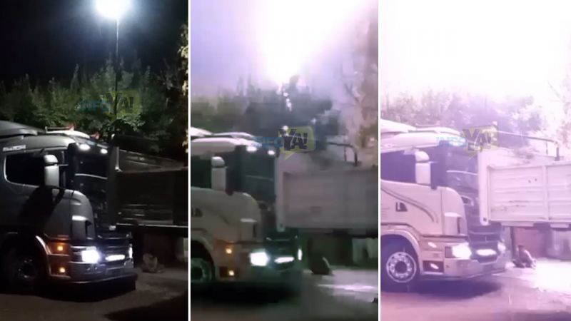 Captaron en video el momento en que cayó el rayo en la escuela de Goudge