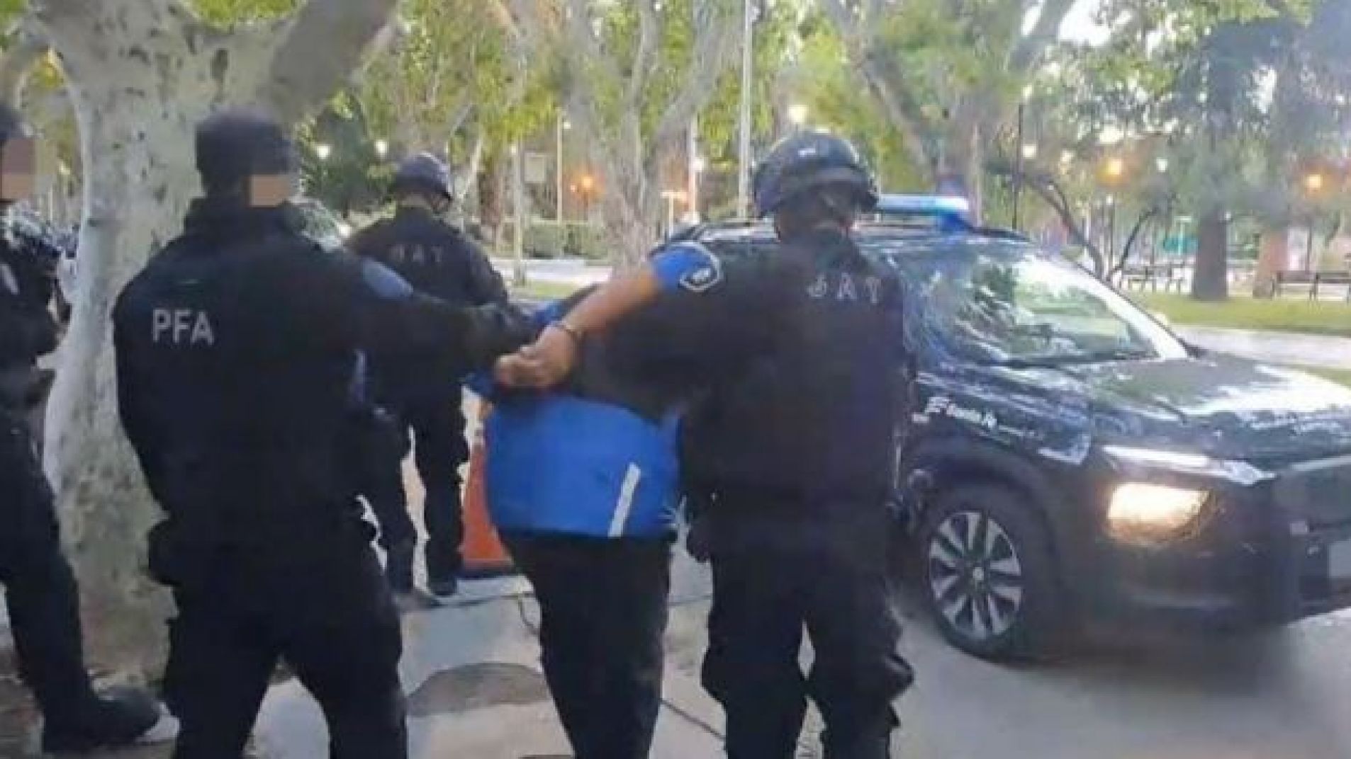 Trasladaron a Rosario al hombre capturado por la Policía Federal