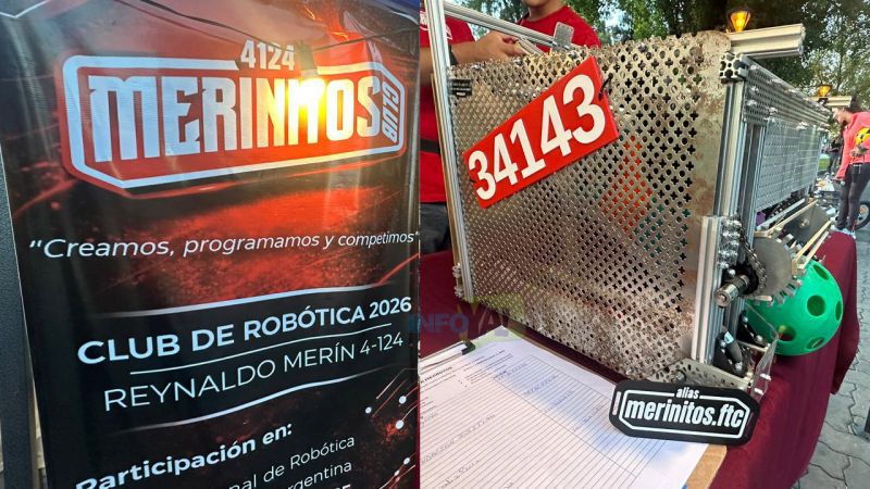 Los Merinitos y un nuevo desafío: viajarán con su robot a competir en México