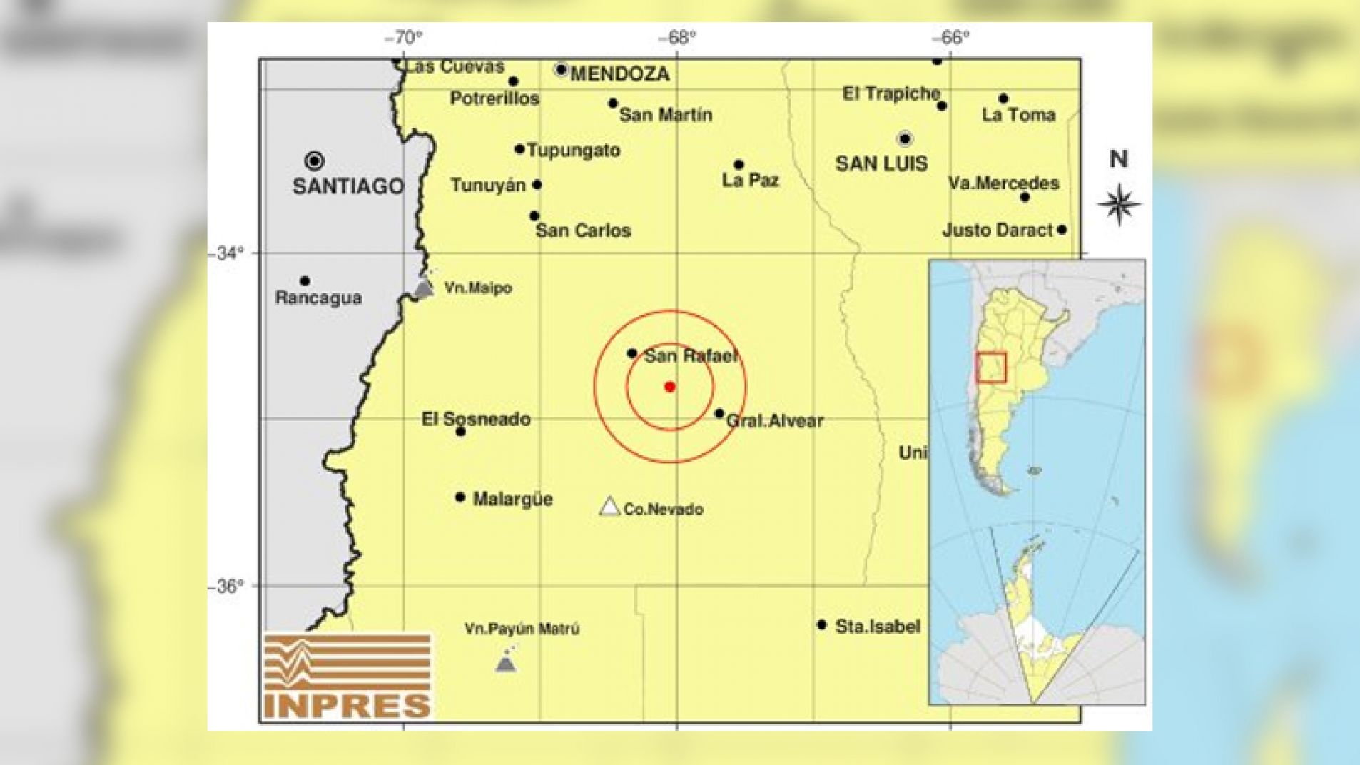 Tembló y el epicentro fue en San Rafael ¿Lo sentiste?