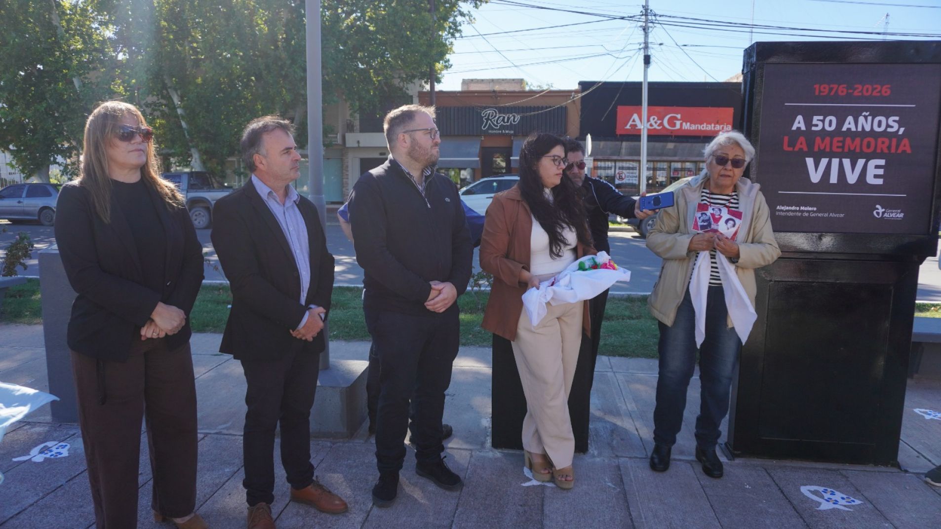 Descubrimiento de placa por el Día Nacional de la Memoria por la Verdad y la Justicia