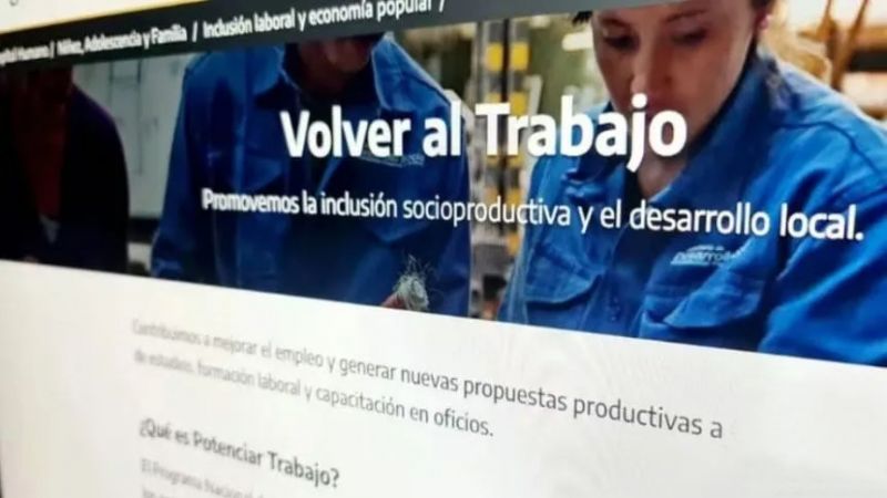 Fin del plan Volver al Trabajo para 900.000 beneficiarios: nuevo sistema