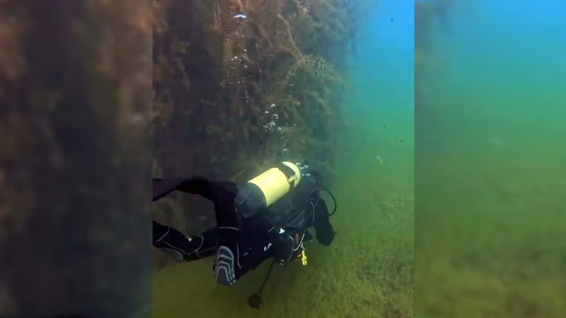 Video: Revelan el desconocido fondo de la Laguna del Diamante