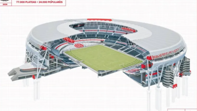 River brindó imágenes de cómo quedará el Monumental