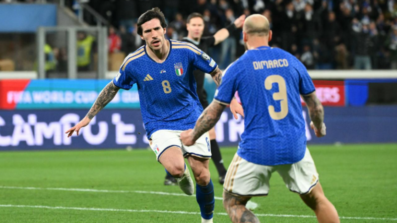 Italia cumplió en Bérgamo y quedó a un paso del Mundial 2026