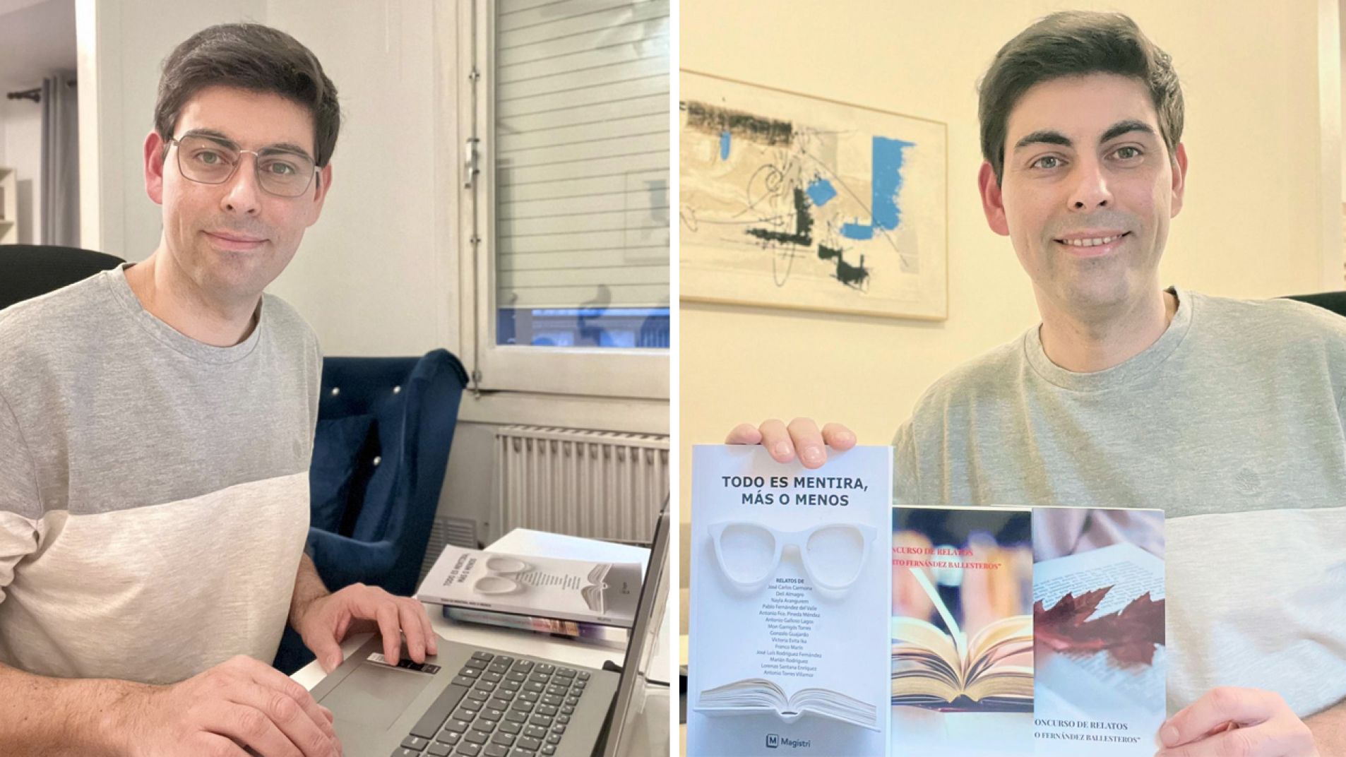 Franco Marín es finalista de un importante concurso literario