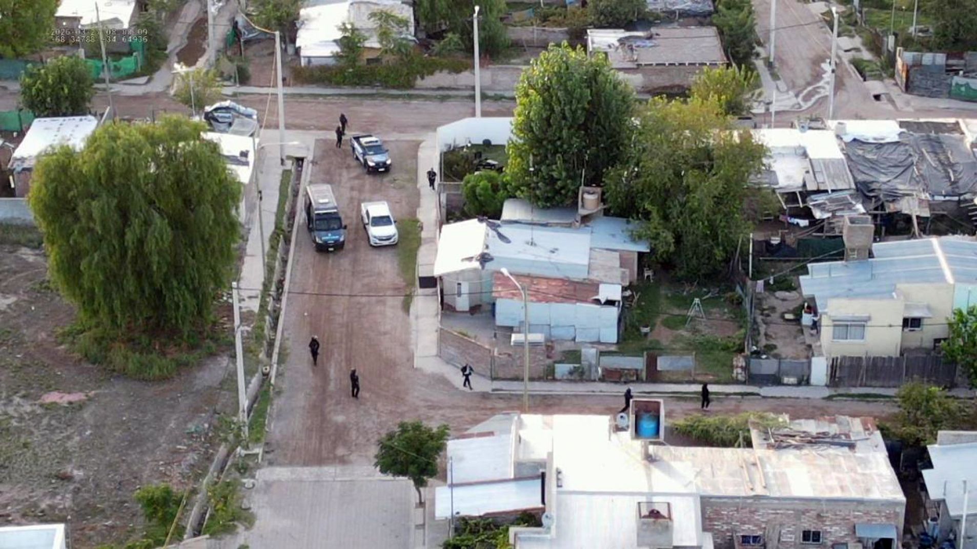 Tras 15 días de vigilancia de drones, desbarataron un cultivo de marihuana