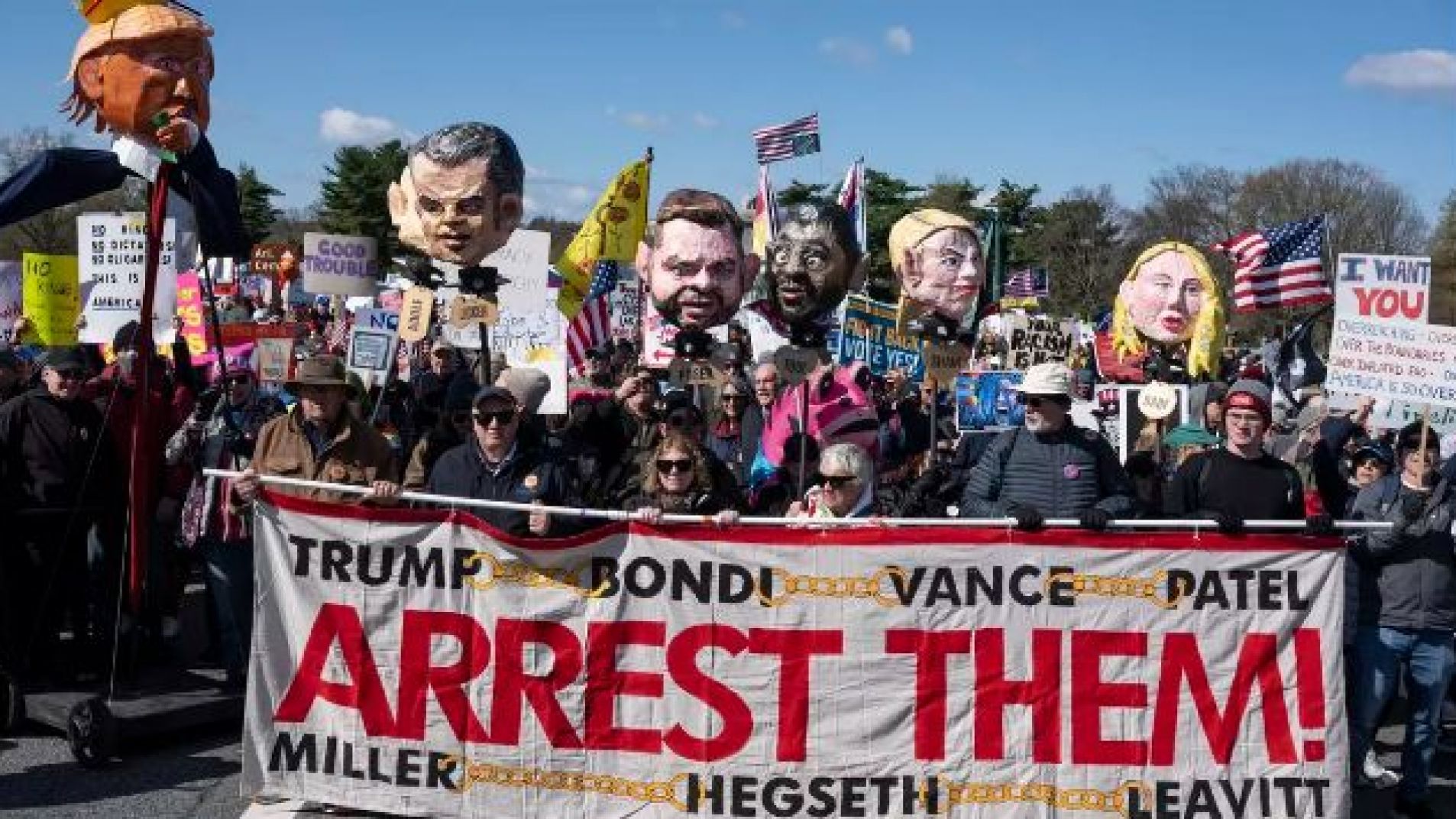 Masivas protestas "No Kings" se expanden por EE.UU. y el mundo en rechazo a Trump