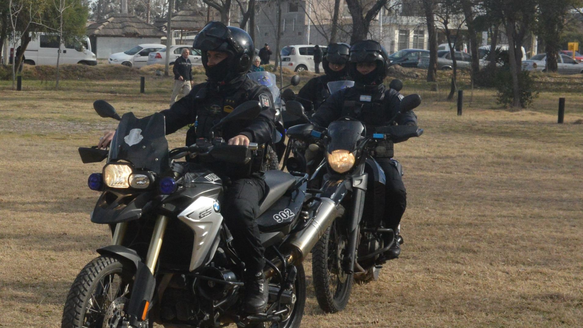 El ladrón fue detenido por efectivos en moto (foto ilustrativa).
