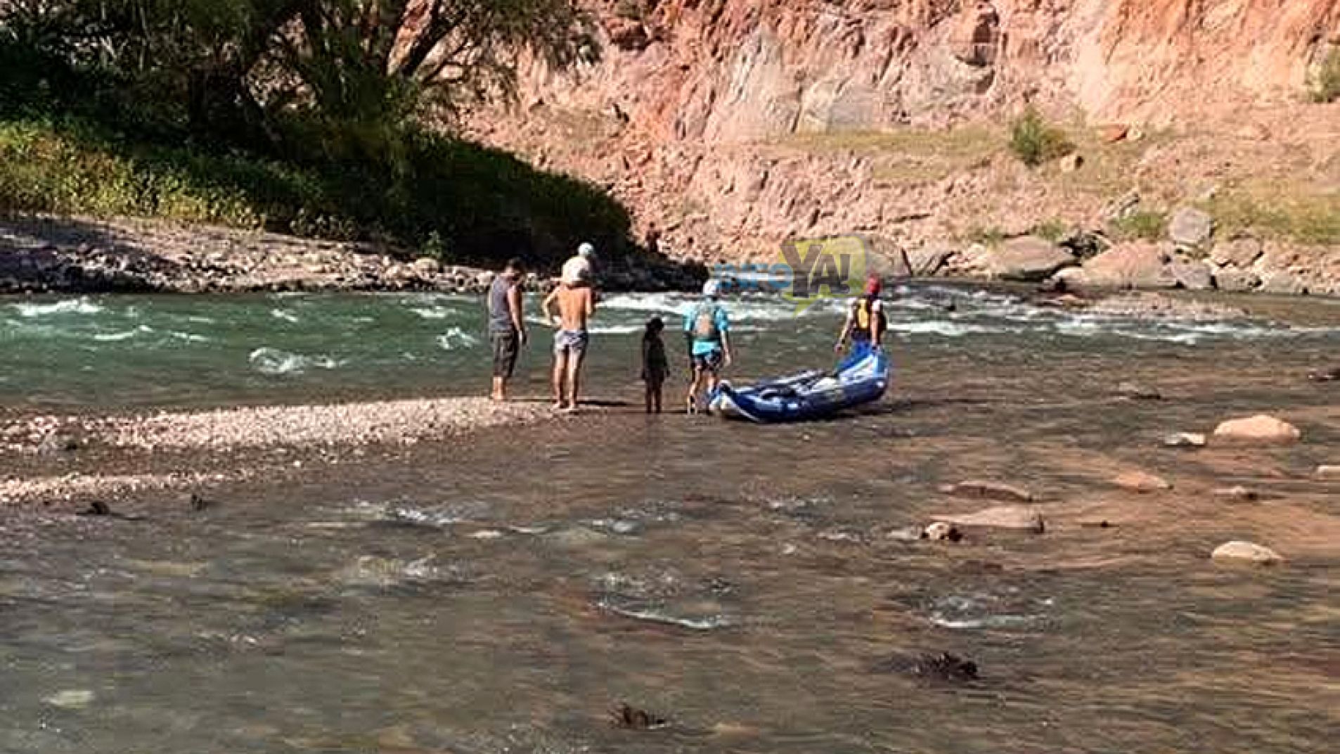 Rescataron a un turista en el Cañón del Atuel