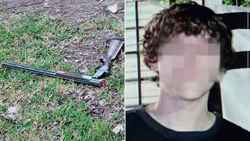 La imagen de la escopeta que utilizó el tirador de la escuela de Santa Fe