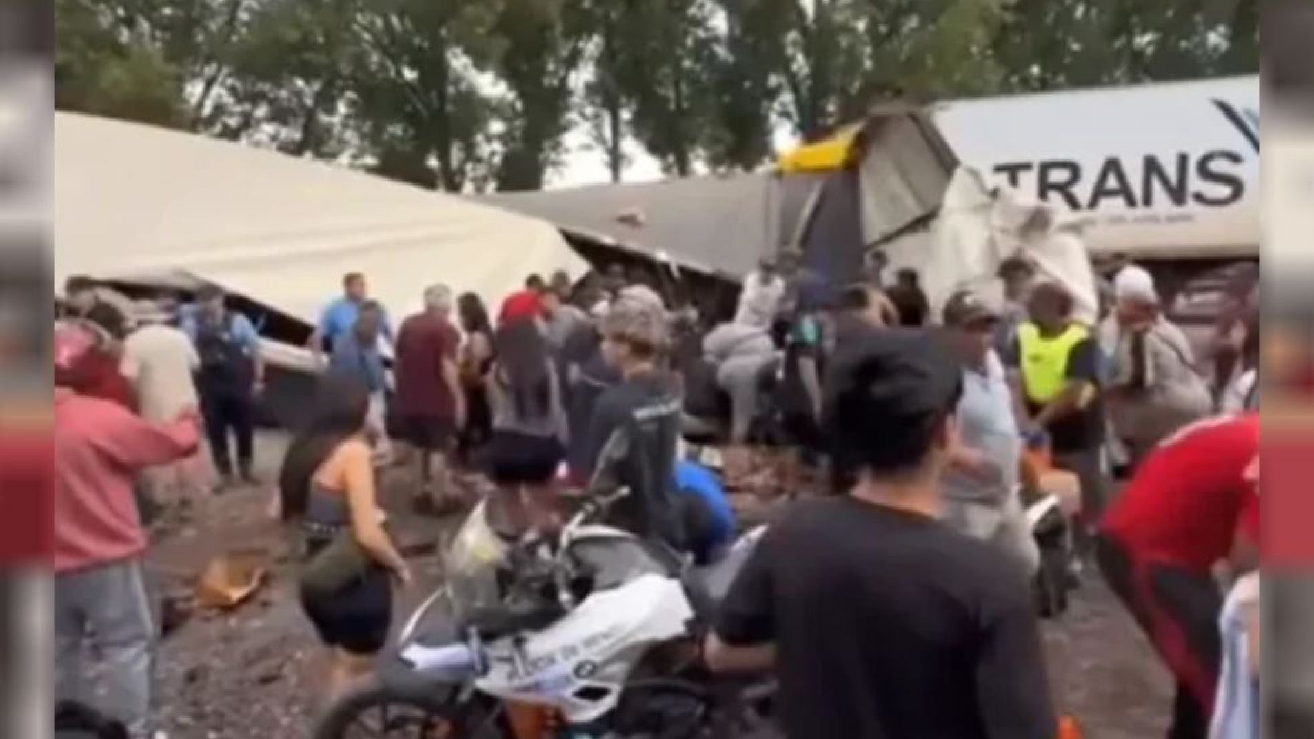 "Dale, manoteá": grabó el saqueo a un camión de aceite de oliva en Mendoza