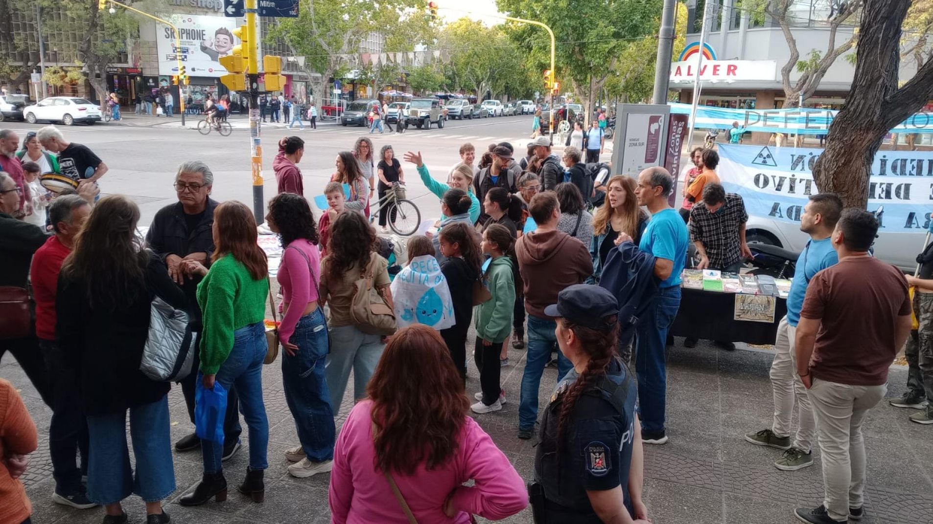 San Rafael se movilizó por el tratamiento de la Ley de Glaciares