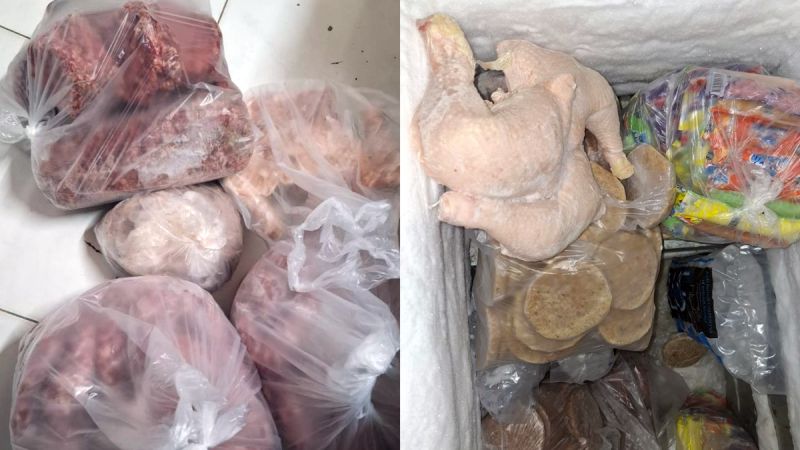 En dos procedimientos decomisaron más de 58 kilos de carne en mal estado