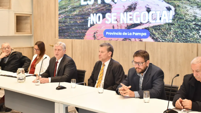 Desde La Pampa presentarán un amparo para frenar la Ley de Glaciares