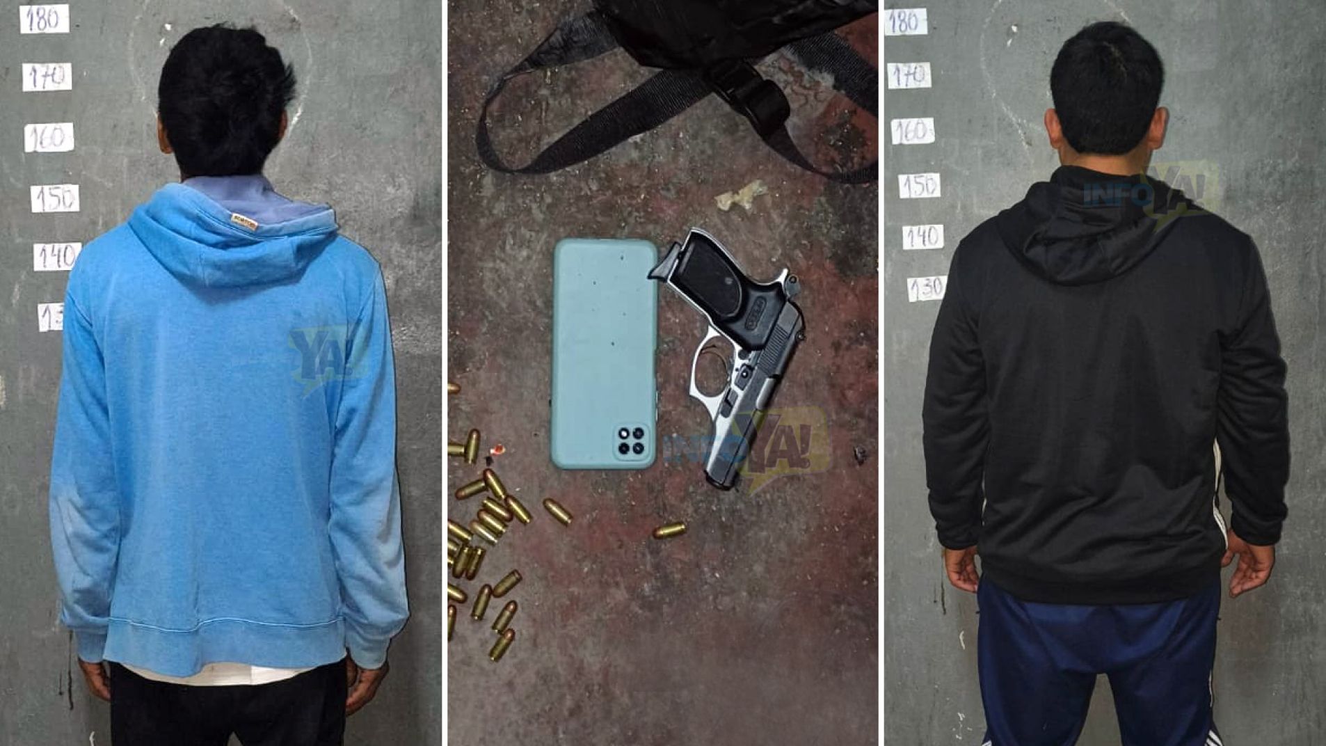 Los dos detenidos en barrio Constitución.