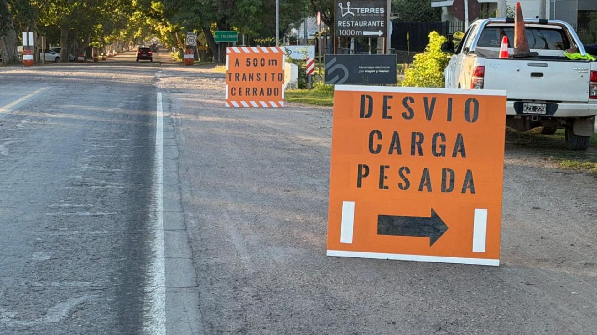 Dispusieron nuevas interrupciones de tránsito y desvíos.