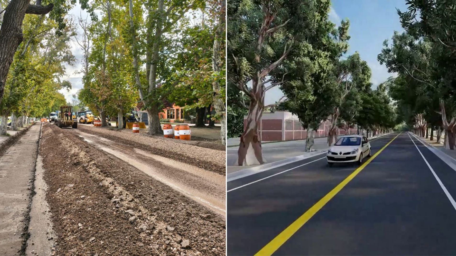 Se ensanchará la calzada de 6,30 a 6,70 metros.