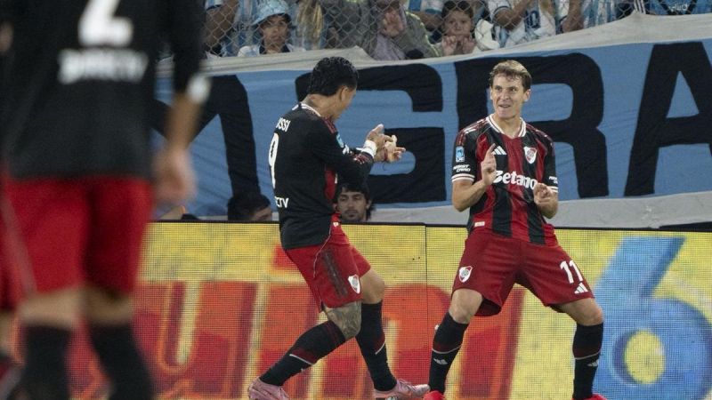 River le ganó a Racing y se quedó con el clásico: mirá los goles