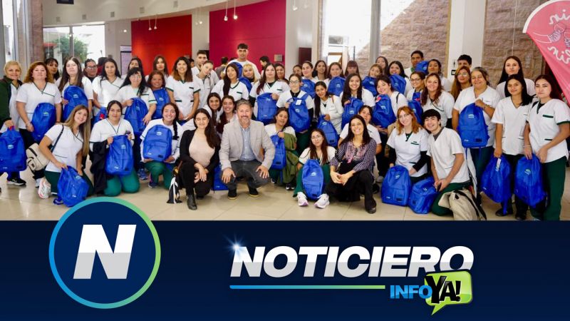 Estudian enfermería y recibieron un kit para realizar las prácticas