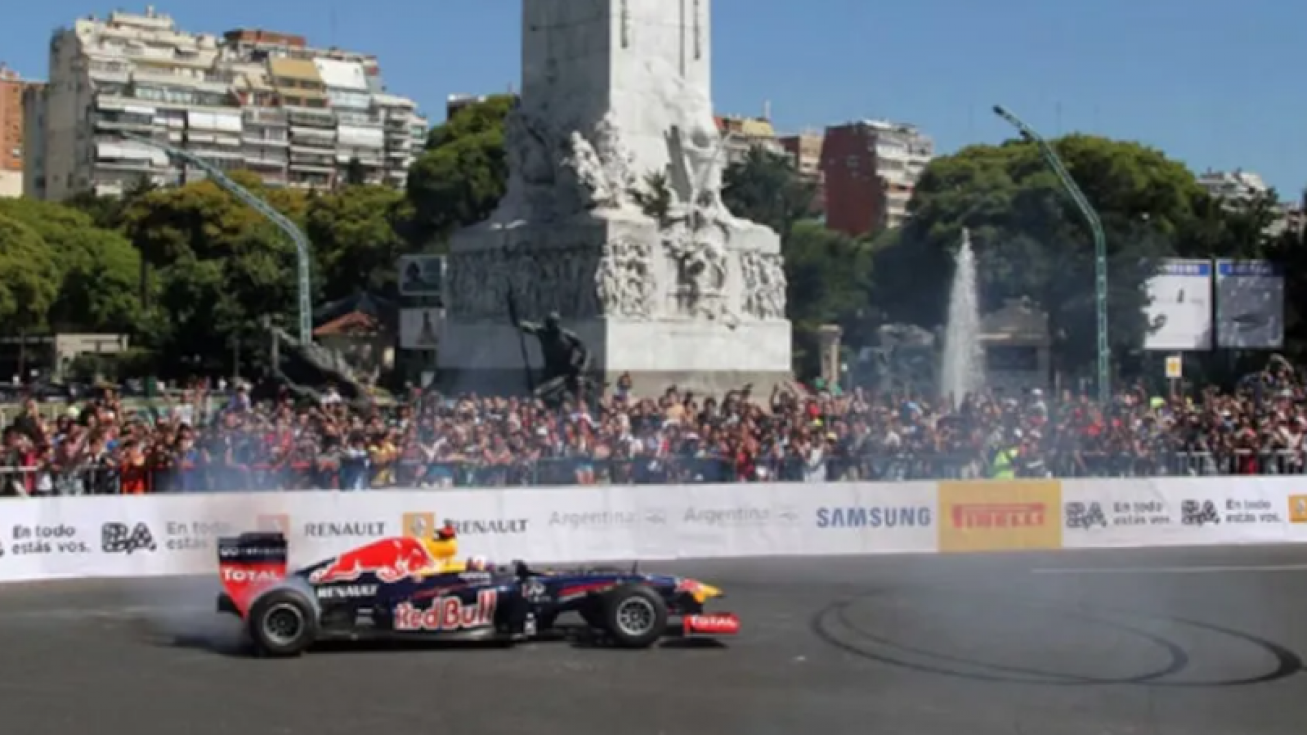 Antes de Colapinto: las exhibiciones de la F1 que se hicieron en Buenos Aires