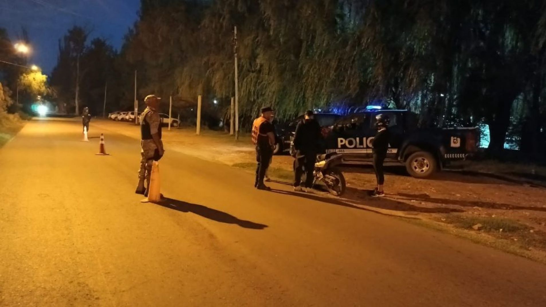 Detenidos y multas en un control intensivo en Las Paredes