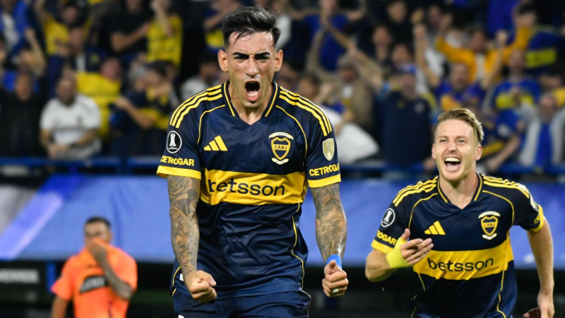 Boca le ganó 3 a 0 a Barcelona de Ecuador: mirá los goles