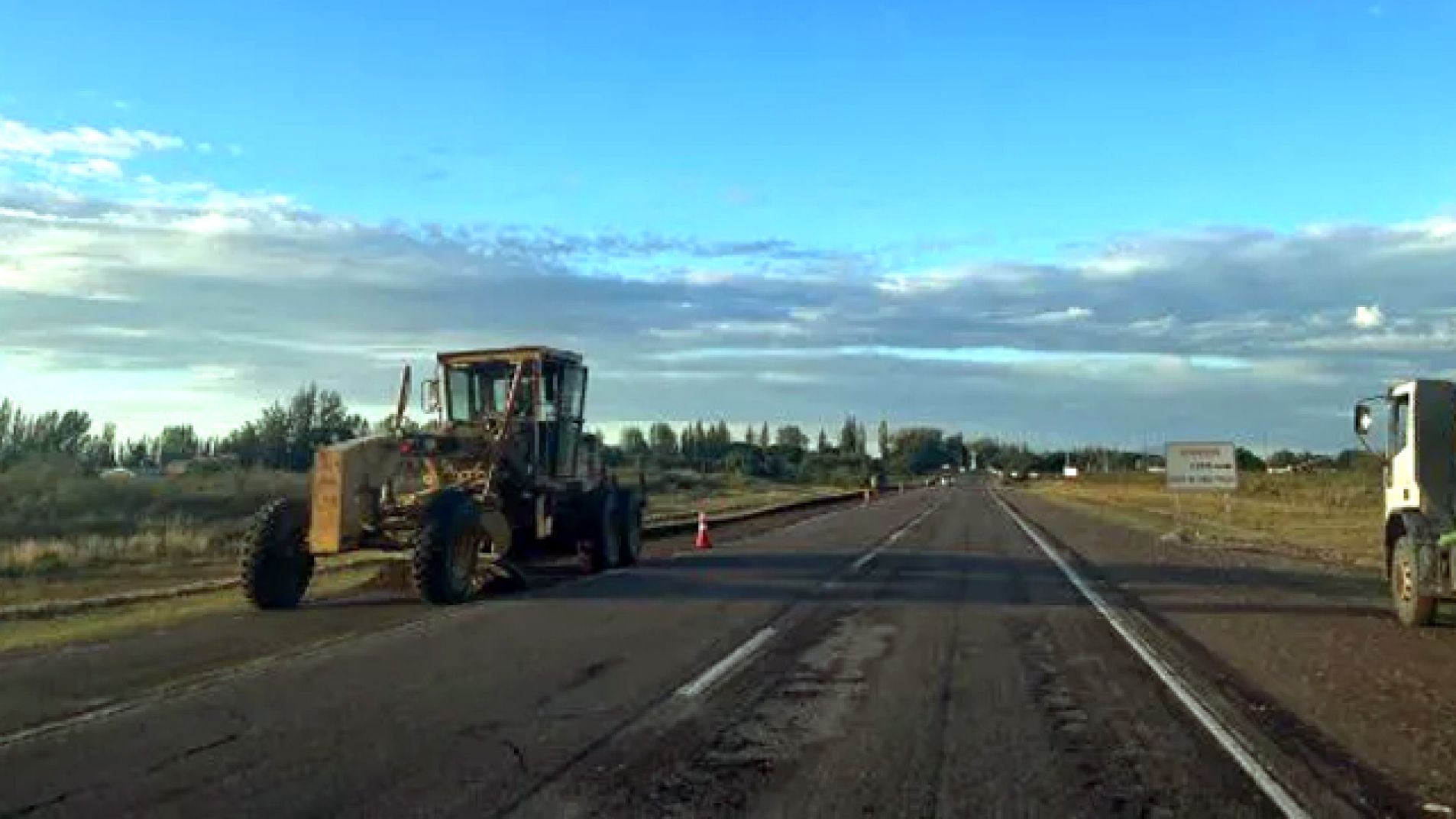 En los últimos días comenzaron los primeros trabajos en la ruta 143.