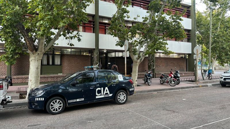 Aparecieron pintadas amenazantes en la escuela Ebyma