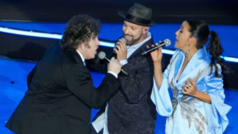 Milei cantó "Libre" durante un ensayo por el Día de la Independencia en Israel