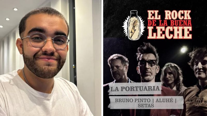 Bruno Pinto estará en el "Rock de la Buena Leche"