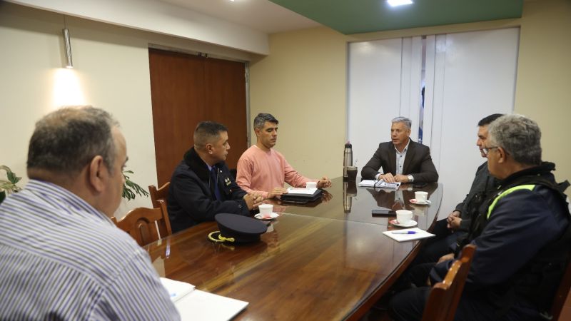 Molero convocó a los jefes de seguridad para reforzar la seguridad