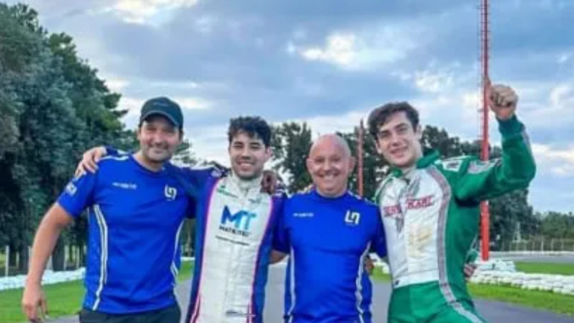 Franco Colapinto volvió al país, giró en Zárate y se prepara para su exhibición