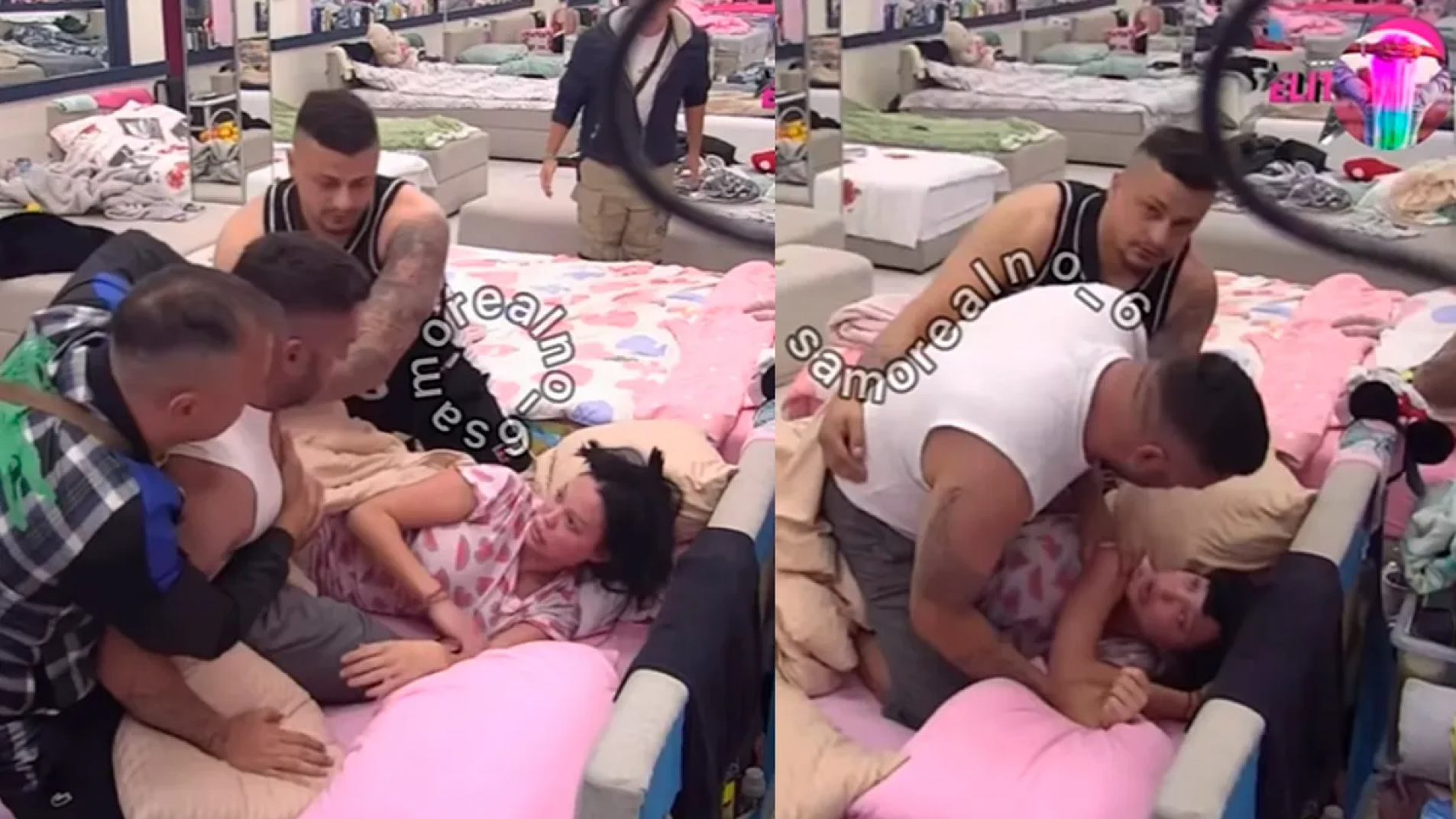 Gran Hermano: ahorcó a una jugadora y debió ingresar seguridad (Video)