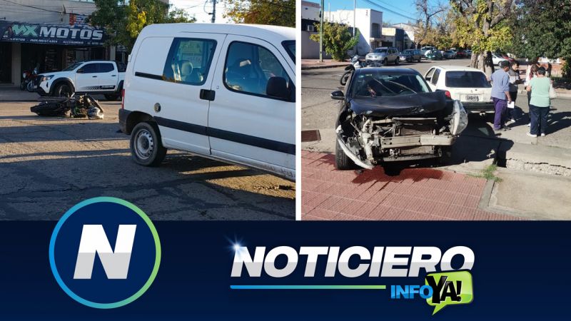 Accidentes viales con personas lesionadas: los detalles en Noticiero Info YA!