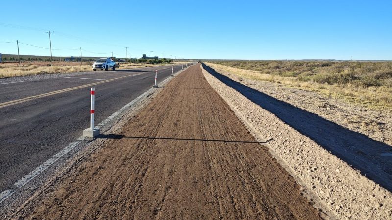 Ruta 143: cierran media calzada desde Pareditas para iniciar la repavimentación