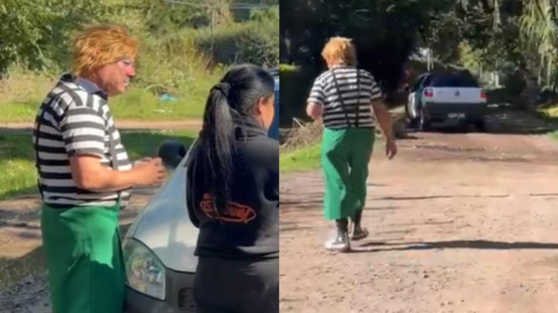 Policías disfrazados de payasos detuvieron a un narco (Video)