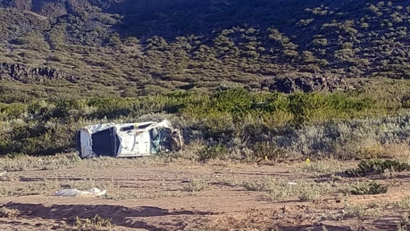 Murió un joven de 19 años en un vuelco en la ruta 40