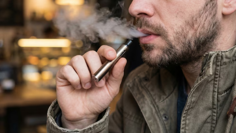 Cuidado: El vapeo sin nicotina también presenta riesgos para la salud