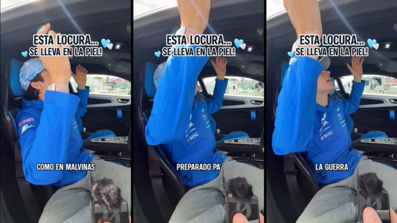 Videos: Alpine editó un video en el que Colapinto nombraba a las Islas Malvinas