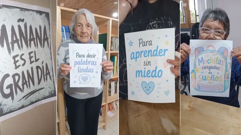 Alumnas mayores activan el protocolo del amor, el respeto y la contención