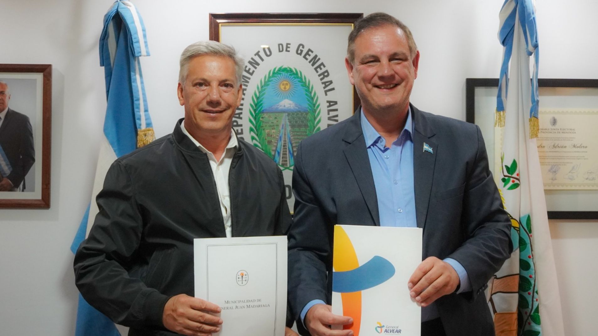 Alvear y General Madariaga firmaron un acuerdo de cooperación