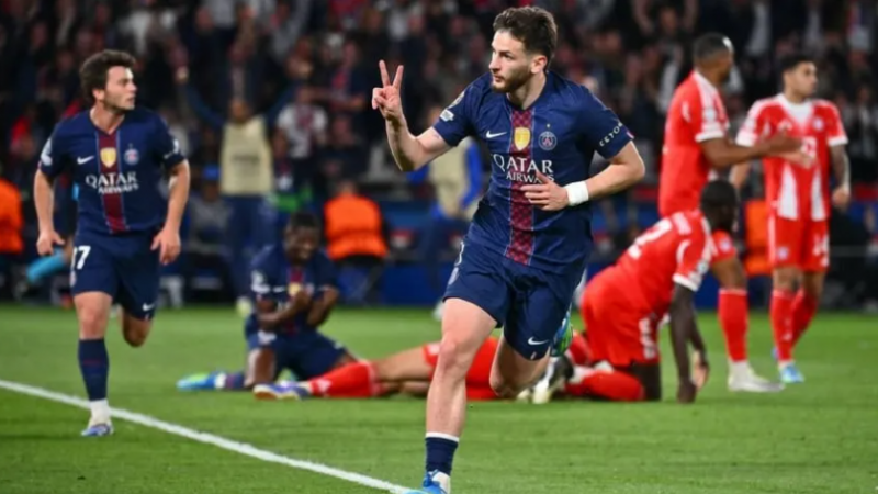 PSG venció a Bayern Múnich en un partido histórico
