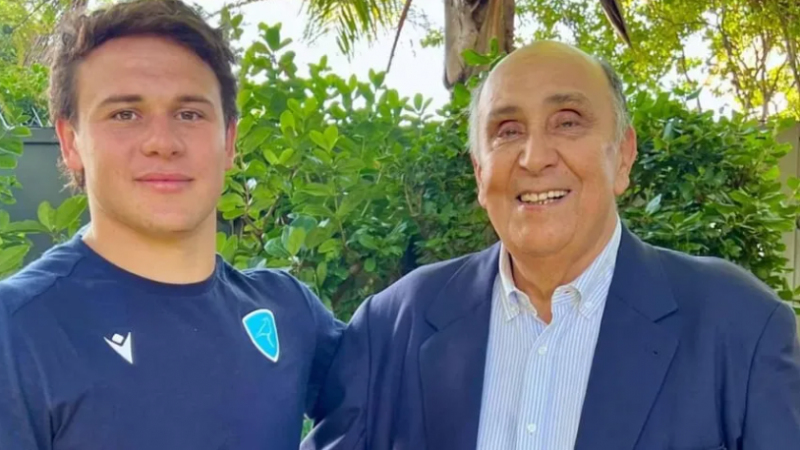 Del accidente de Los Andes 1972 a guiar el sueño olímpico de su nieto