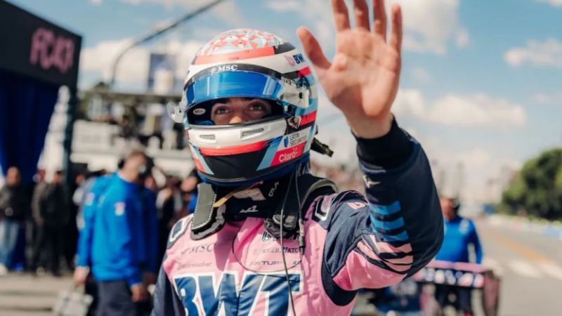 Franco Colapinto tuvo una gran clasificación y largará 8° en el GP