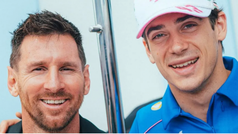Messi, espectador de lujo en la F1
